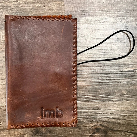 FINAL PRICE DROP IMB Crash Leather Holder - Picture 1 of 5
